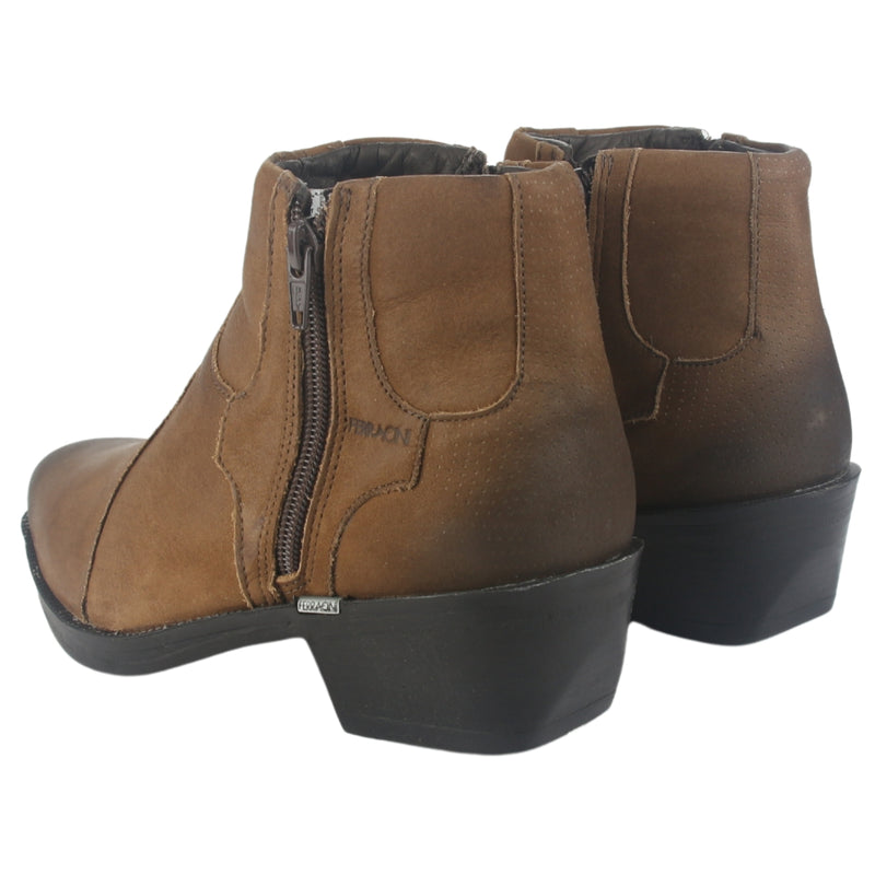 Botin Ferracini Hombre 9015 New Country Café Claro Casual