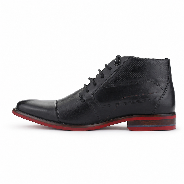 Botín Negro Hombre Casual Ferracini 5825
