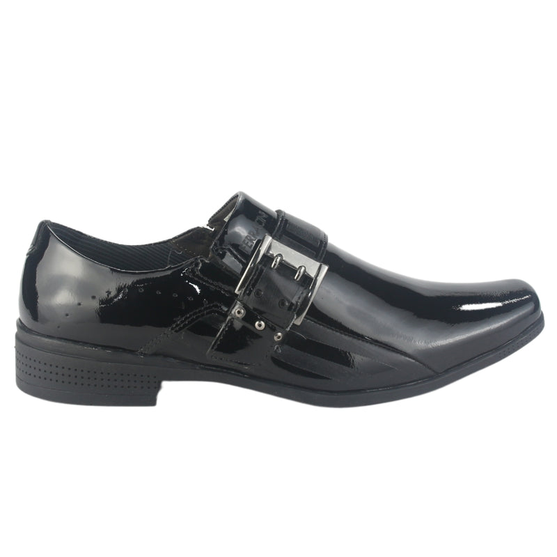 Zapato Ferracini Hombre 4373 Frankfurt Negro Charol Casual