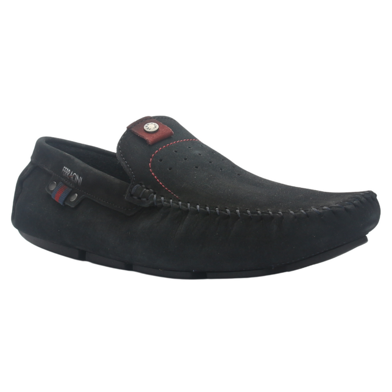 Mocasin Ferracini Hombre 2774 Mali Azul Marino Casual