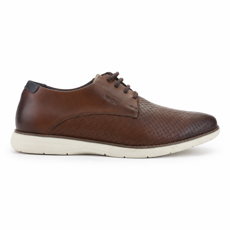 Zapato Café Hombre Casual Ferracini 6129