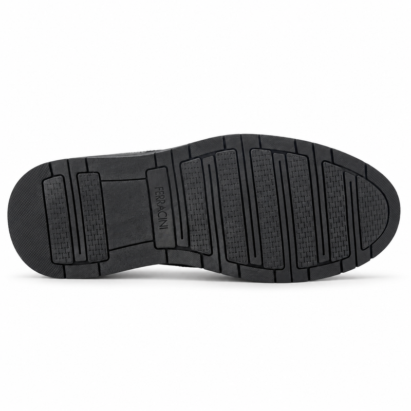 Zapato Negro Hombre Casual Ferracini Austin 5168
