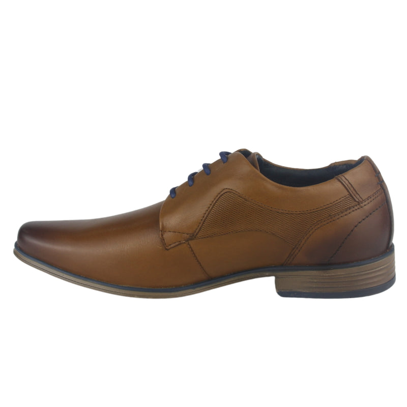 Zapato Ferracini Hombre 6067 Derby Café Claro Casual