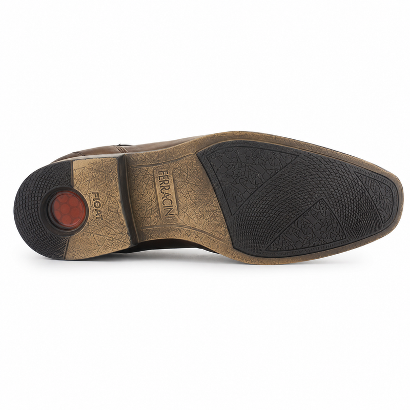 Zapato Ferracini Hombre 6067 Derby Café Oscuro Casual