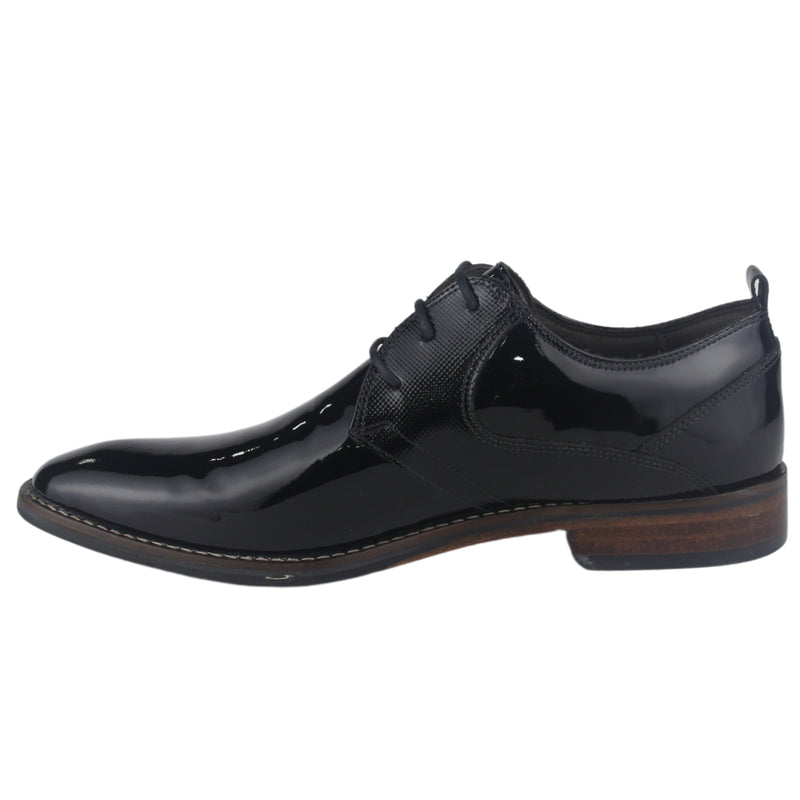 Zapato Ferracini Hombre 5659 Caravaggio Negro Charol Casual