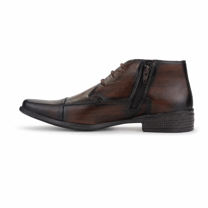 Botin Ferracini Hombre 4363 Frankfurt Tostado Casual