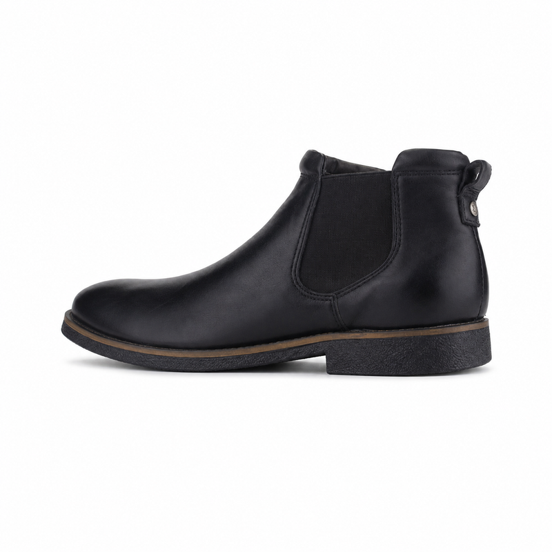Botín Negro Hombre Casual Ferracini 2952
