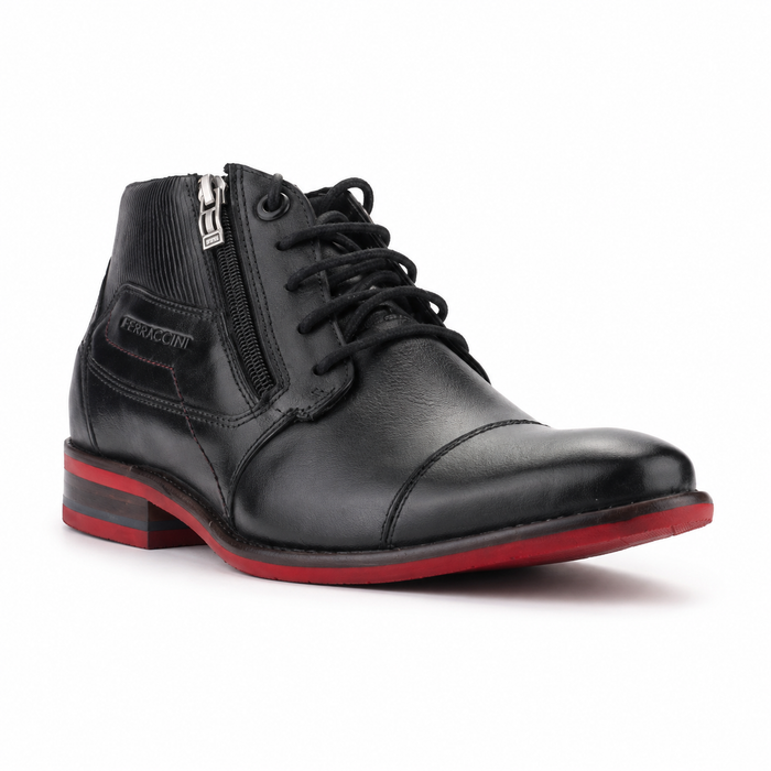 Botín Negro Hombre Casual Ferracini 5825