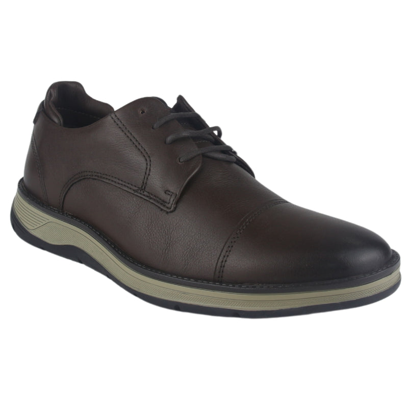 Zapato Ferracini Hombre 5541 Fluence Café Oscuro Casual