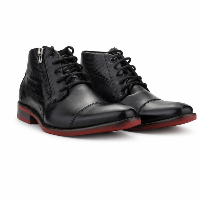 Botín Negro Hombre Casual Ferracini 5825