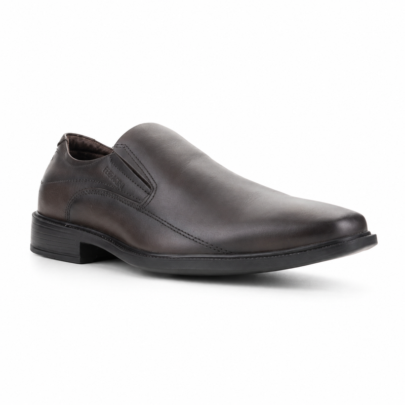 Zapato Café Hombre Casual Ferracini 6866 Paris