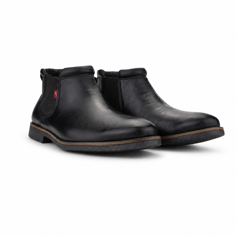 Botín Negro Hombre Casual Ferracini 2952