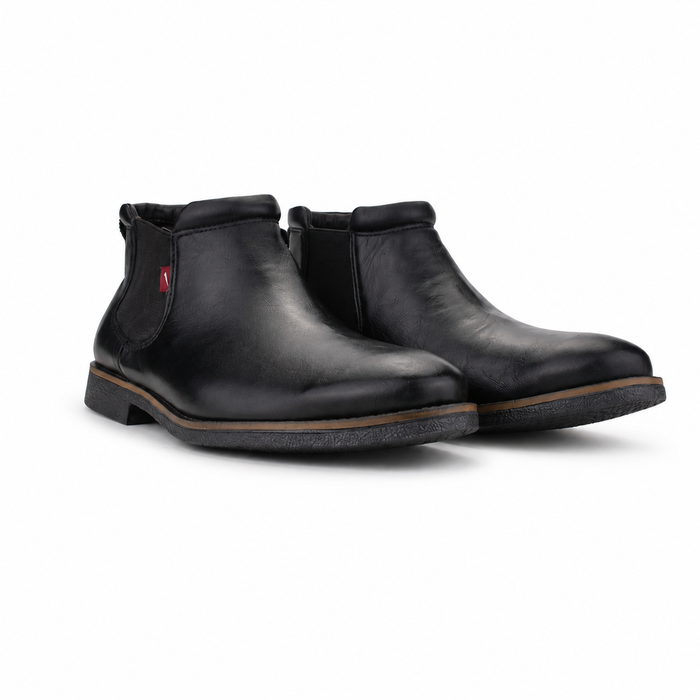 Botín Negro Hombre Casual Ferracini 2952