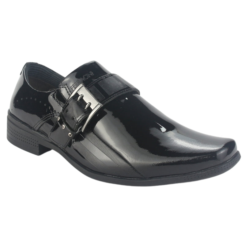Zapato Ferracini Hombre 4373 Frankfurt Negro Charol Casual