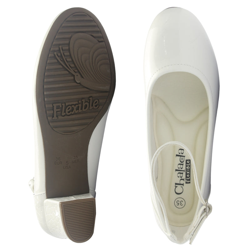 Zapato Mujer Chalada Flexi-27 Blanco Casual
