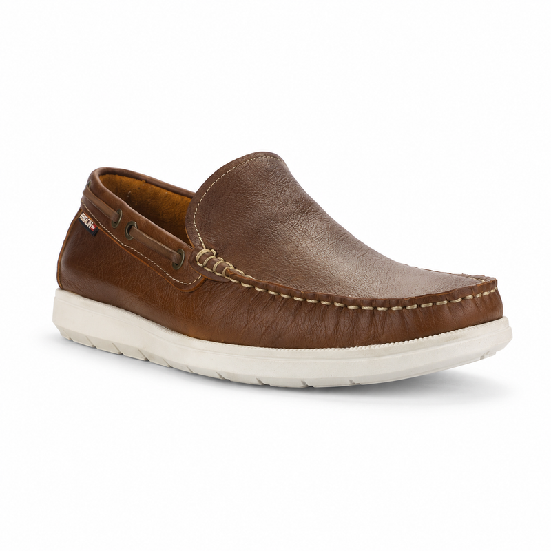 Mocasin Café Hombre Casual Ferracini 4951