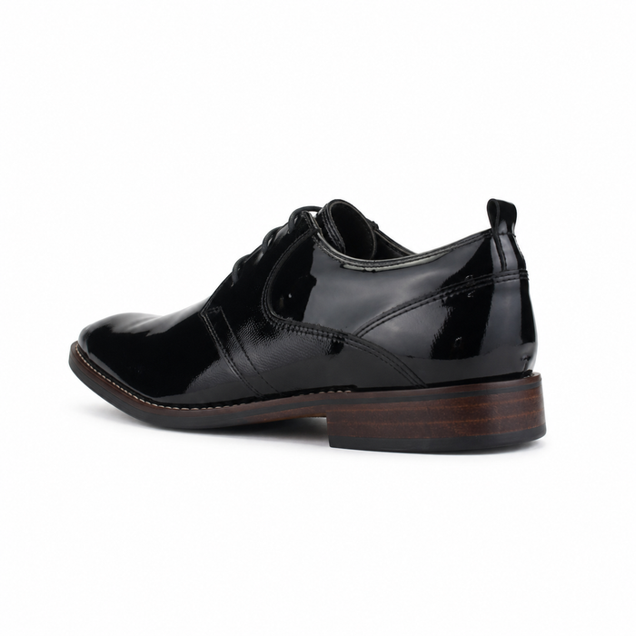 Zapato Ferracini Hombre 5659 Caravaggio Negro Charol Casual