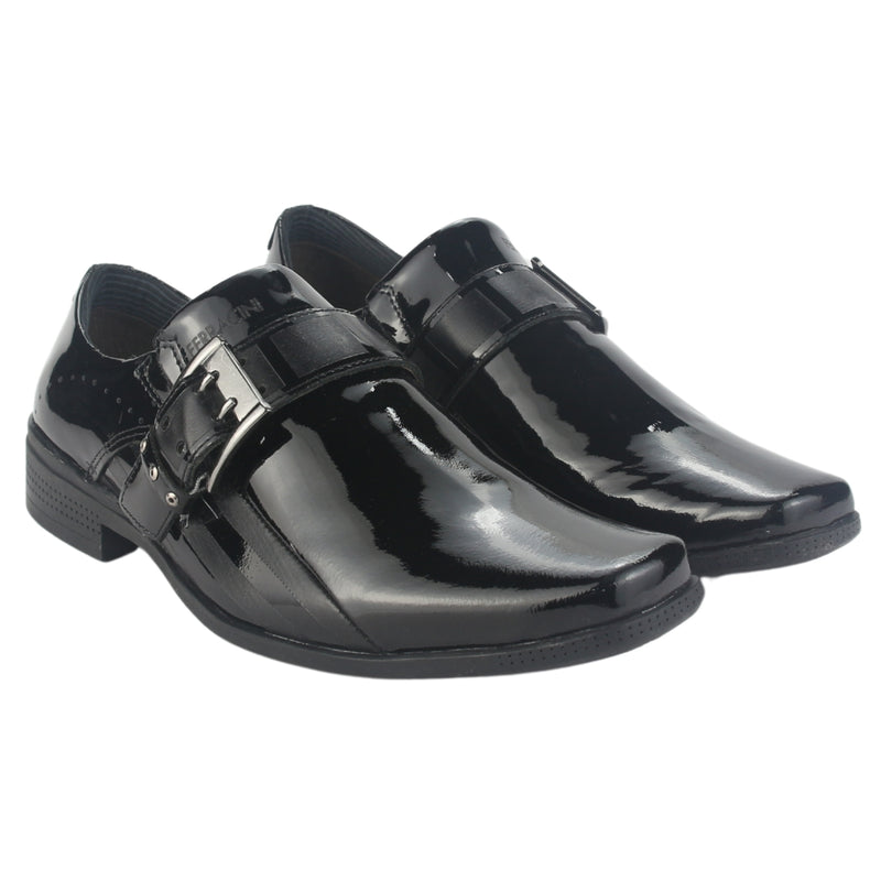 Zapato Ferracini Hombre 4373 Frankfurt Negro Charol Casual
