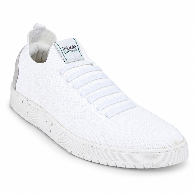Zapatilla Ferracini Hombre 8191 Sampa Green Blanco Casual