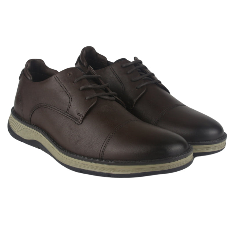Zapato Ferracini Hombre 5541 Fluence Café Oscuro Casual