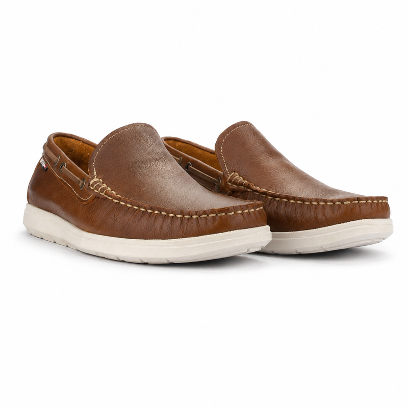Mocasin Café Hombre Casual Ferracini 4951