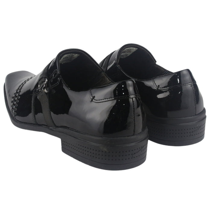 Zapato Ferracini Hombre 4349 Frankfurt Negro Charol Casual