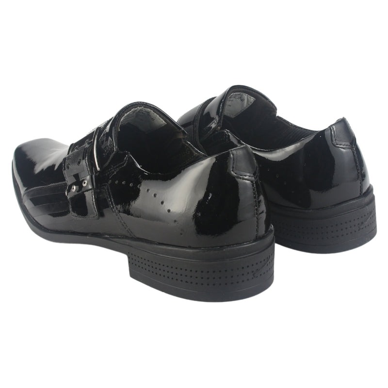 Zapato Ferracini Hombre 4373 Frankfurt Negro Charol Casual