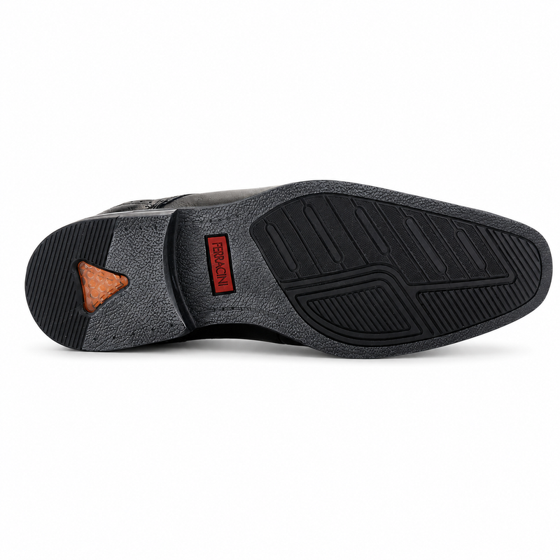 Zapato Negro Hombre Casual Ferracini Munique 3361