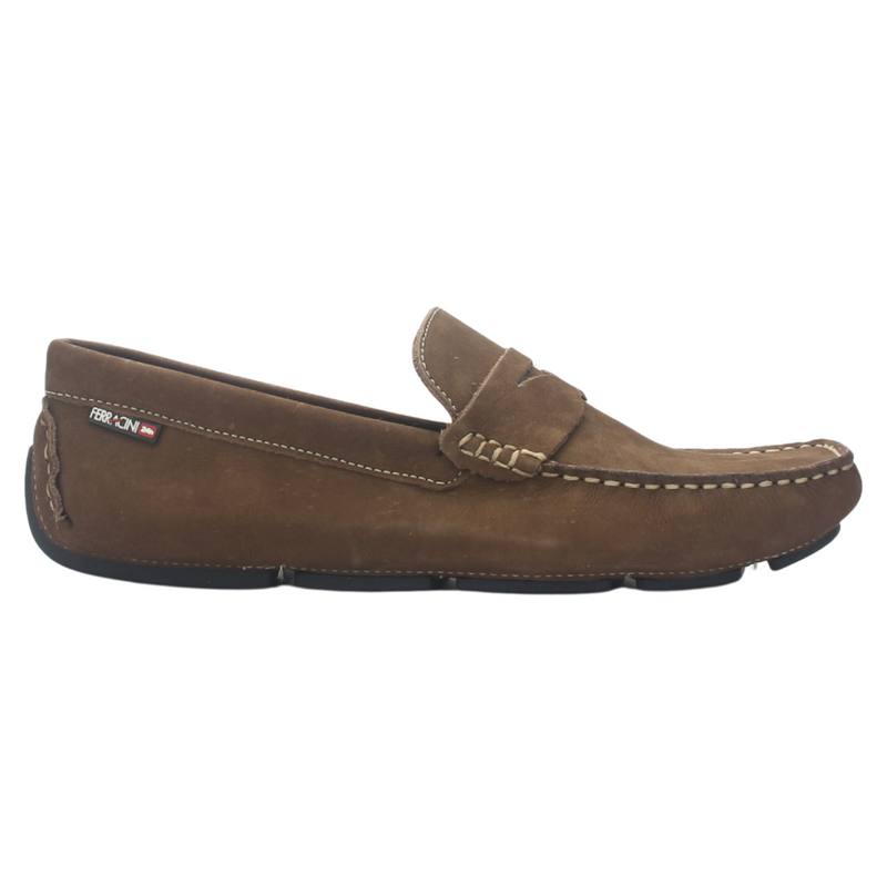 Mocasin Ferracini Hombre 2770 Mali Café Casual
