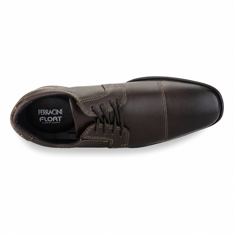 Zapato Café Hombre Casual Ferracini 6214 Porto