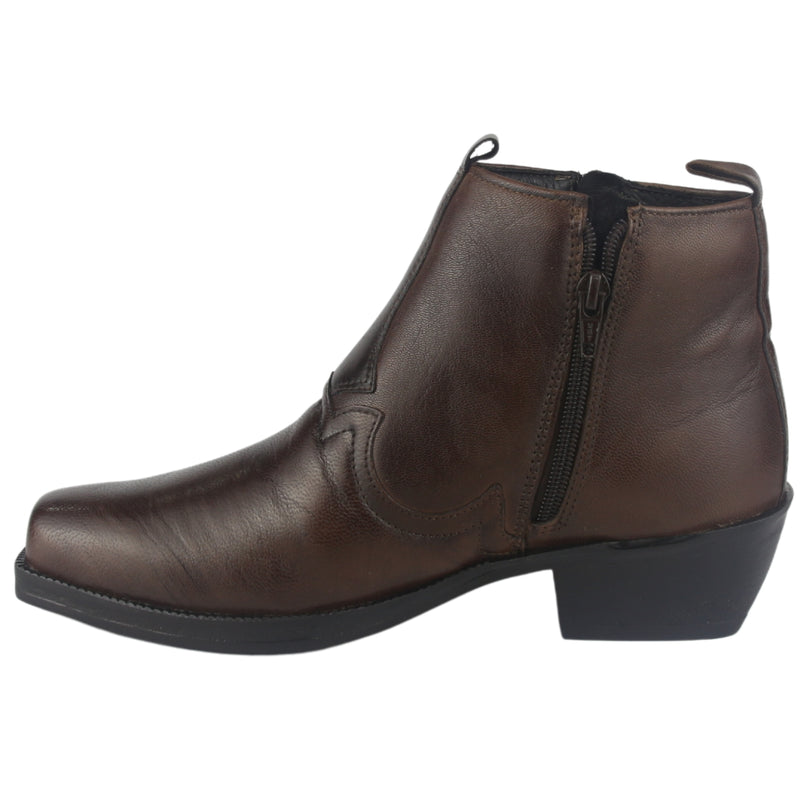 Botin Ferracini Hombre 8907 New Country Café Oscuro Casual