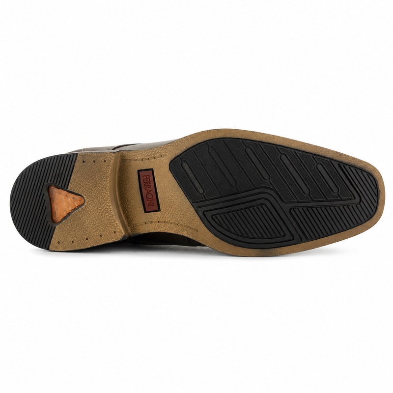 Zapato Café Hombre Casual Ferracini 6214 Porto