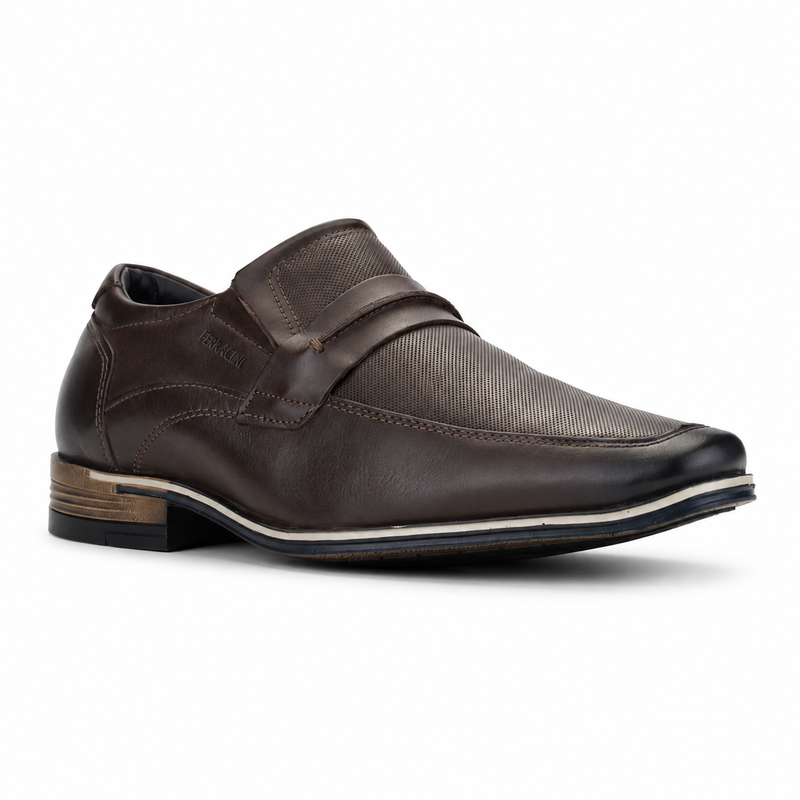 Zapato Café Hombre Casual Ferracini Munique 3362