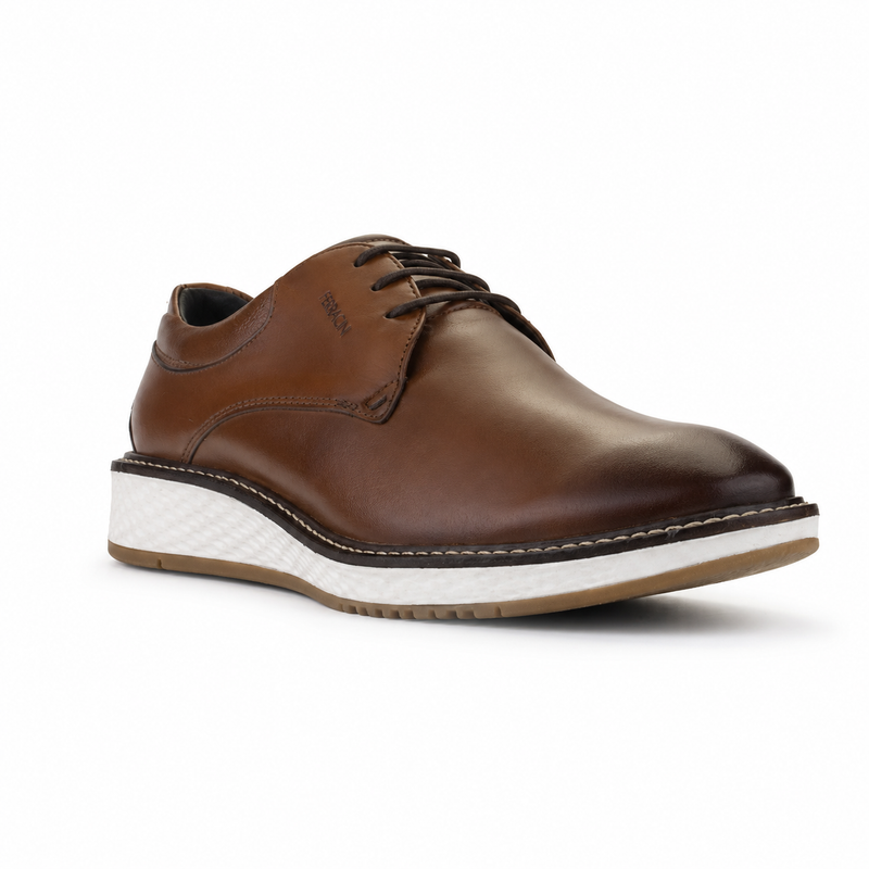 Zapato Café Hombre Casual Ferracini 3301