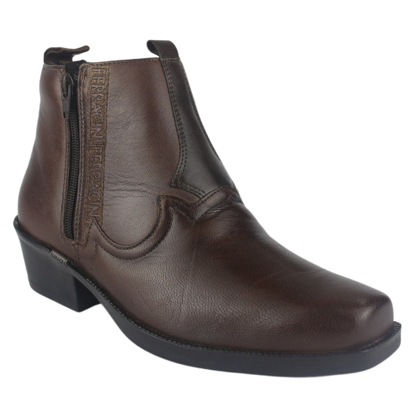 Botin Ferracini Hombre 8907 New Country Café Oscuro Casual