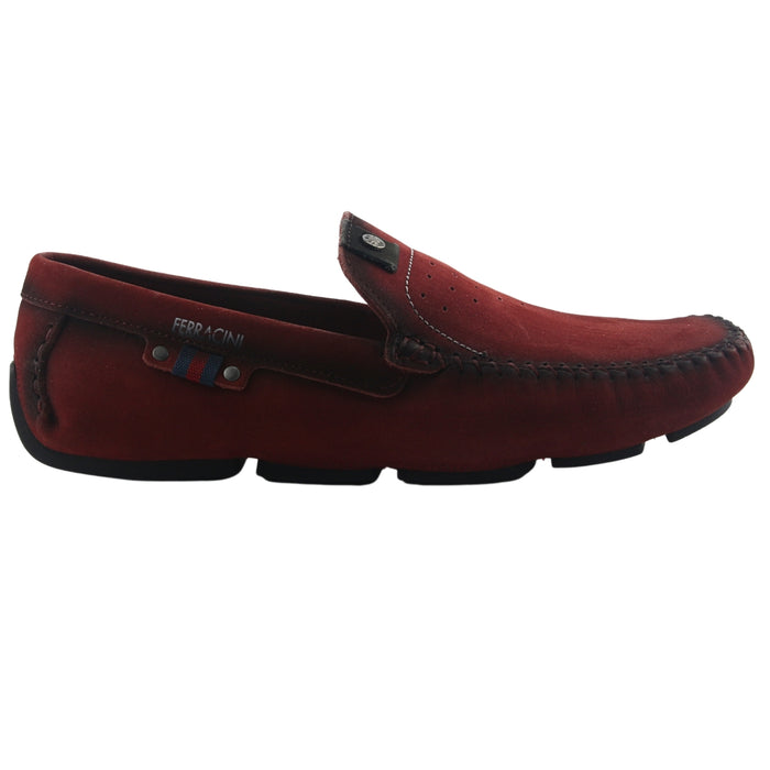 Mocasin Ferracini Hombre Mali 2774 Burdeo Casual