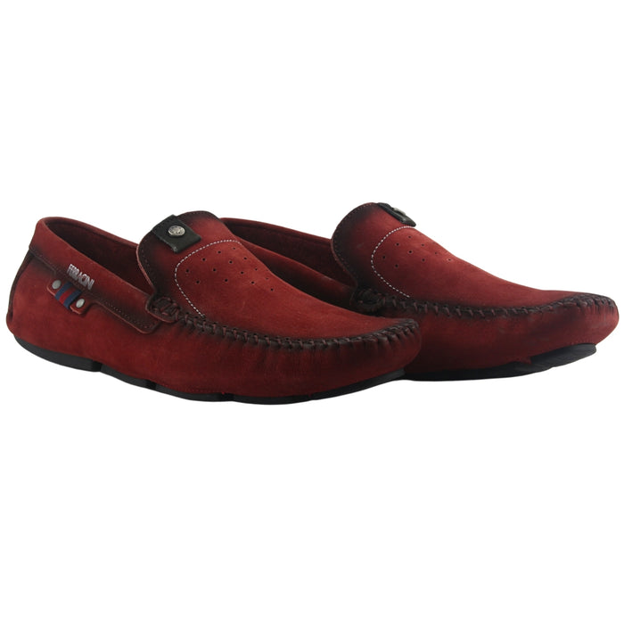 Mocasin Ferracini Hombre Mali 2774 Burdeo Casual