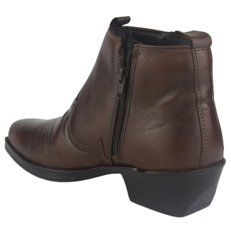 Botin Ferracini Hombre 8907 New Country Café Oscuro Casual