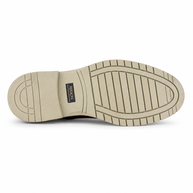 Botin Ferracini Hombre 5437 Firenze Café Claro Casual