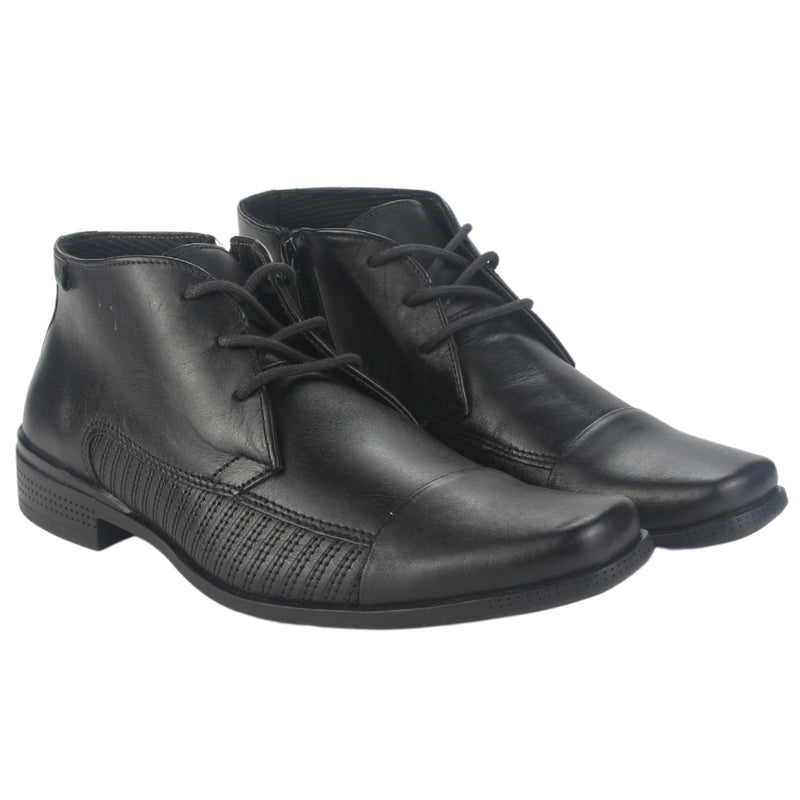 Botin Ferracini Hombre 4363 Frankfurt Negro Casual