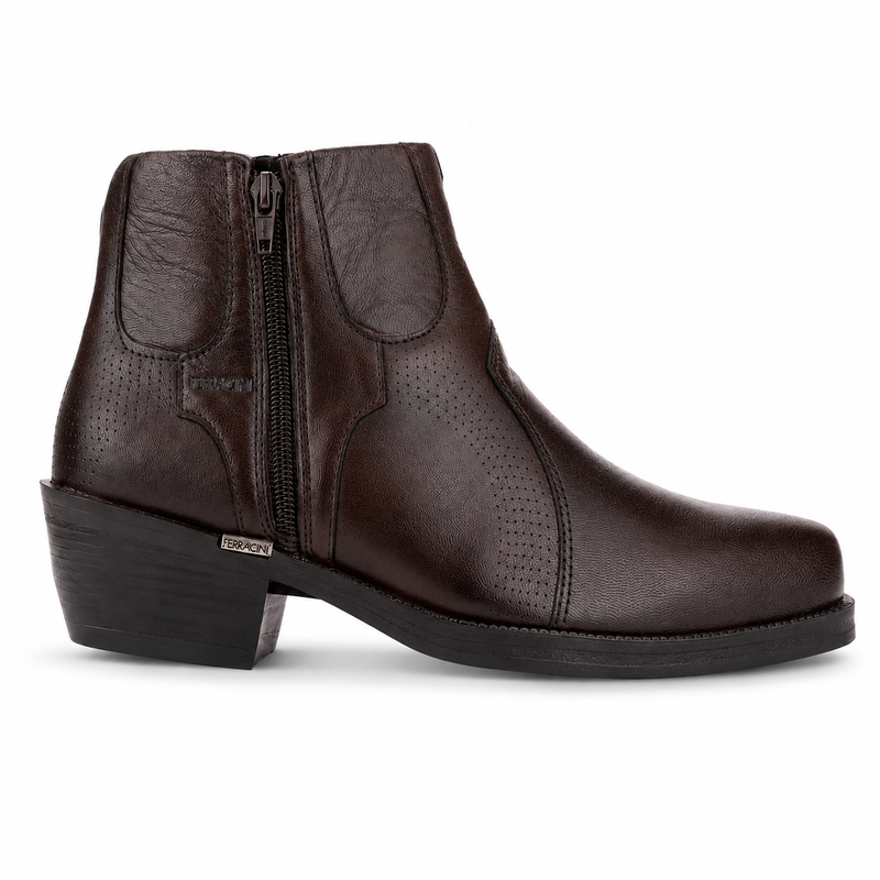Botin Ferracini Hombre 9015 New Country Café Oscuro Casual