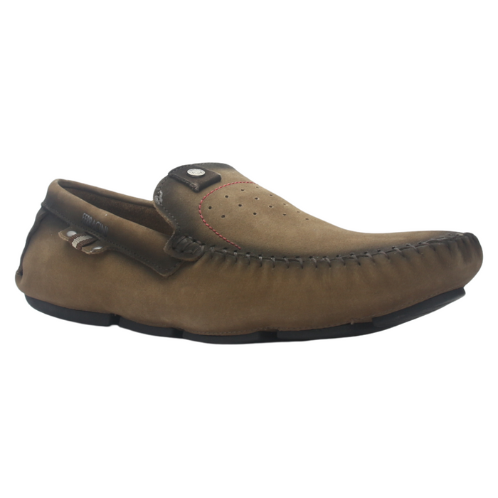 Mocasin Ferracini Hombre 2774 Mali Gris Casual