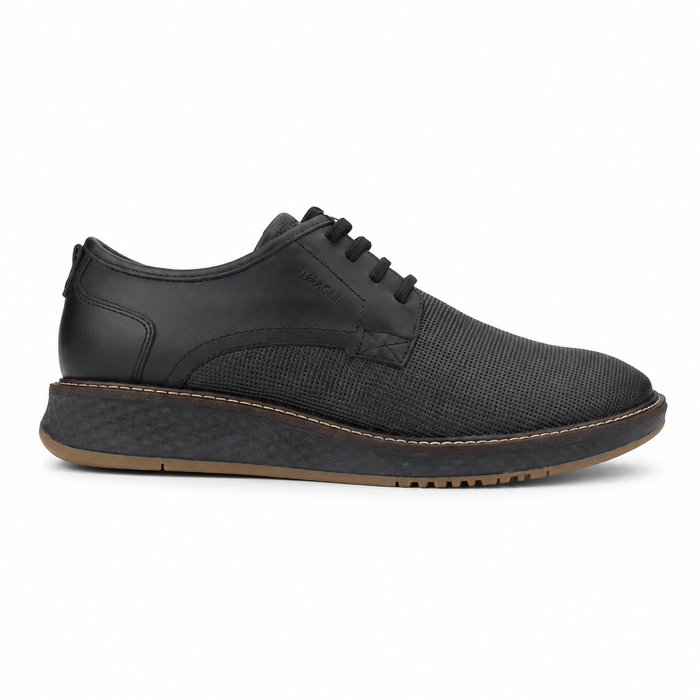 Zapato Negro Hombre Casual Ferracini 3302