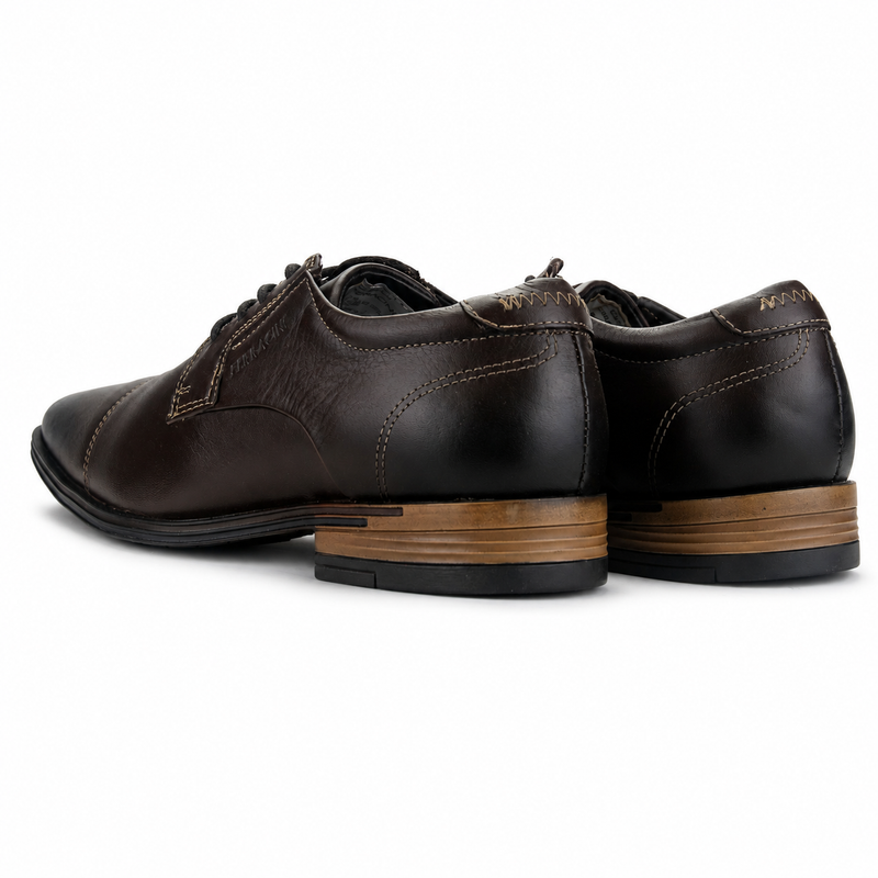 Zapato Café Hombre Casual Ferracini 6214 Porto