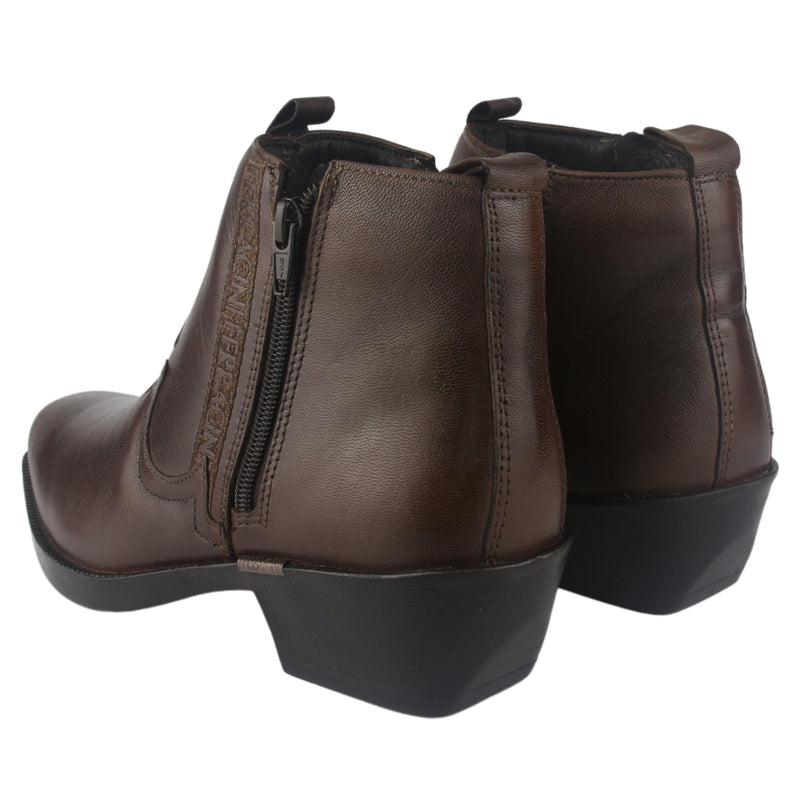 Botin Ferracini Hombre 8907 New Country Café Oscuro Casual