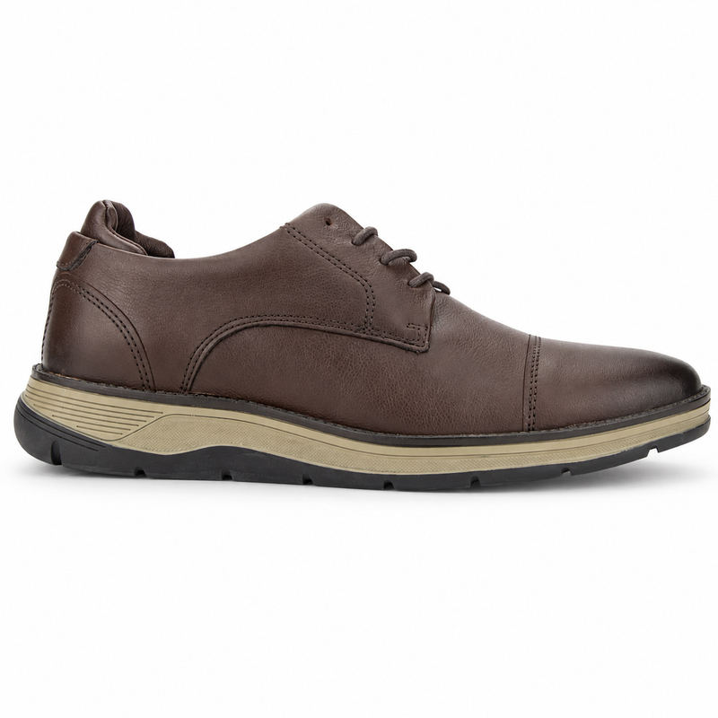 Zapato Ferracini Hombre 5541 Fluence Café Oscuro Casual