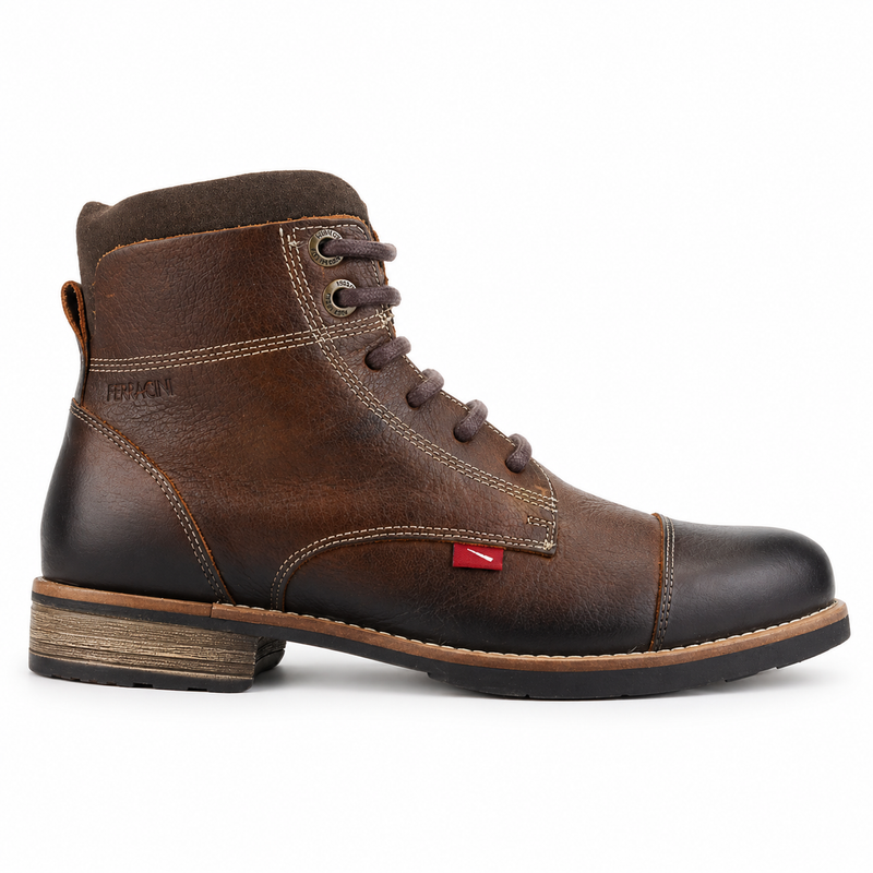 Botín Café Hombre Casual Ferracini 9871