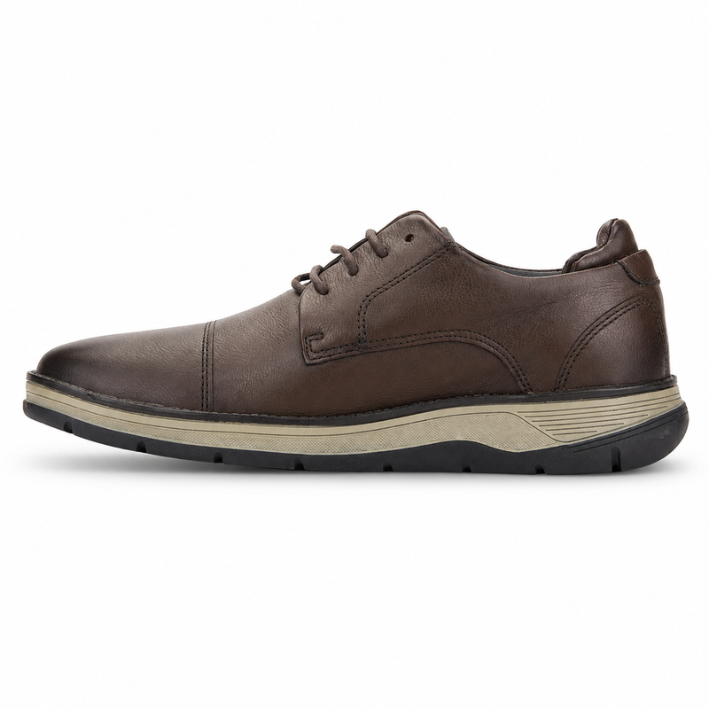 Zapato Ferracini Hombre 5541 Fluence Café Oscuro Casual