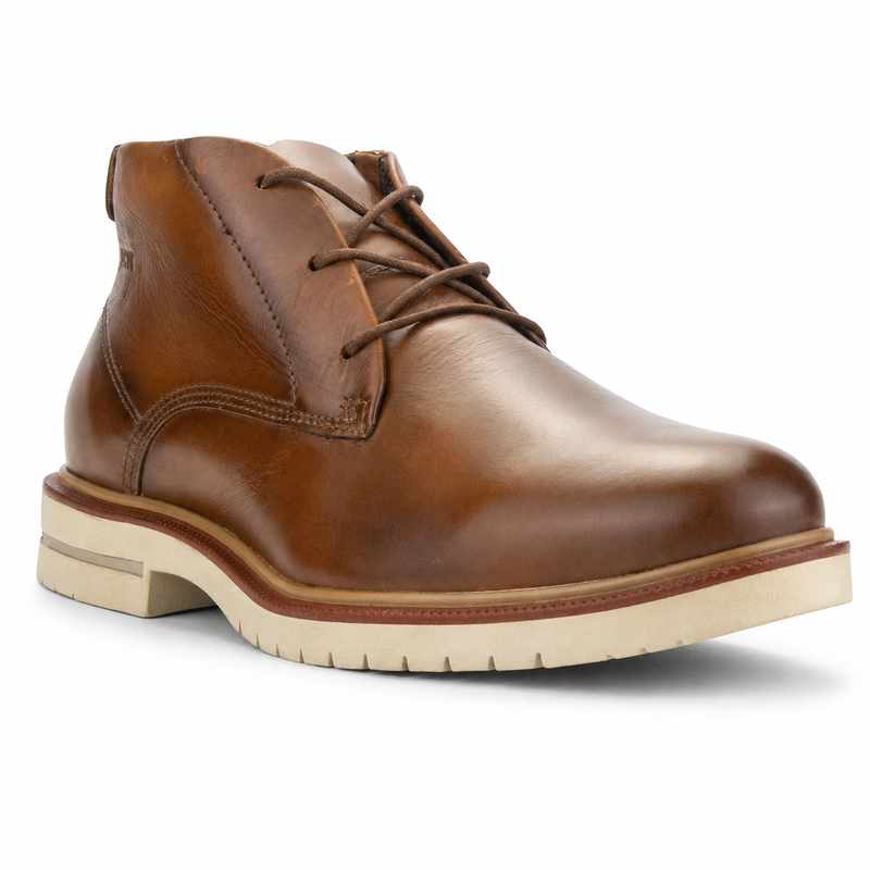 Botin Ferracini Hombre 5437 Firenze Café Claro Casual
