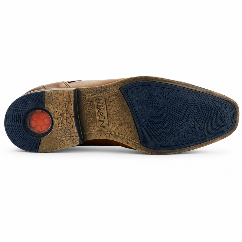 Zapato Ferracini Hombre 6067 Derby Café Claro Casual